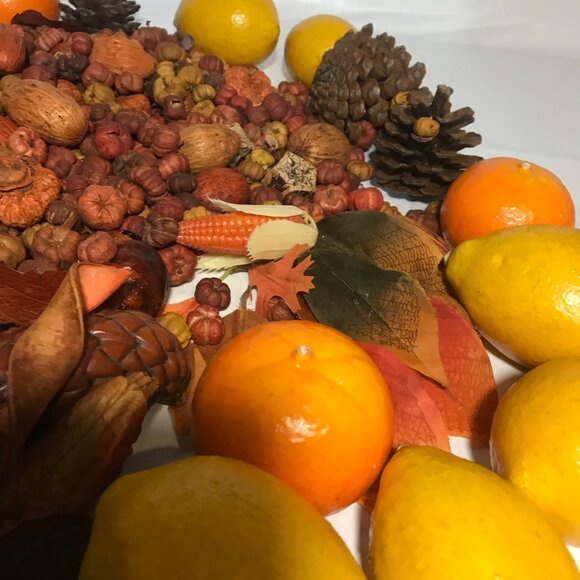 Potpourri Mix With Artificial Lemons & Oranges Fall Decor Premium Decorative - Picture 11 of 16